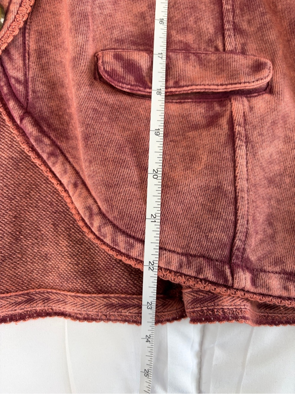 NWOT Aratta Silent Journey- Marion Mineral Wash Colonel Jacket with Embroidery - Picture 13 of 16